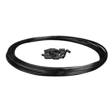 Imagem de Cabo de Aço Marine Sports Black Preto Flexível 10 Metros Para Pesca Em