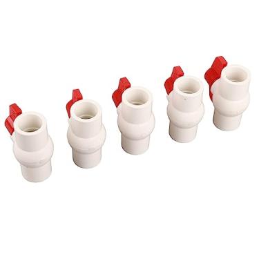 Imagem de 5 PCS PVC B Válvula Com Alça T para Controle de Dobras Em Piscinas, Paisagem e Riums - 32mm/1,3in (Acoutotupg872bx5-12)