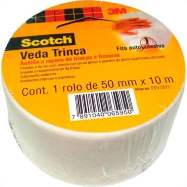 Imagem de Fita Veda Trinca 3M Scotch 50X10Mt - 3M MELHORIA DO LAR