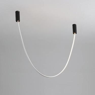 Imagem de Pós-moderno minimalista pingente luz lustres no restaurante luz teto loja de roupas balcão de bar couro na sala de conferências luzes penduradas, decoração moderna