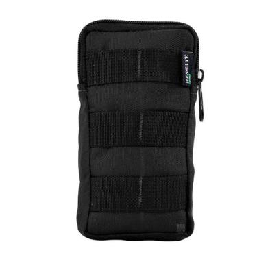 Imagem de Porta Celular Smartphone Modular Colete/Cinto/Molle/Bolso - RESGATE MI