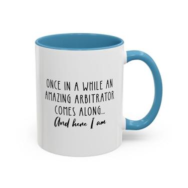 Imagem de Caneca de café Arbiter engraçada, presente exclusivo para amantes de café, decoração de mesa, humor administrador, perfeita para advogados