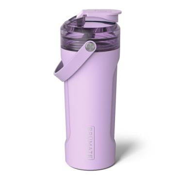 Imagem de BrüMate Coqueteleira MultiShaker | Aço inoxidável isolado 100% à prova de vazamento | Garrafa coqueteleira de proteína e pré-treino para academia | 740 ml (lavanda)