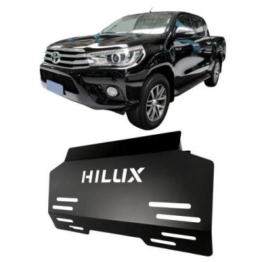 Imagem de Protetor Motor Carter Hilux CD 2020 2021 2022 2023 Preto - C&K