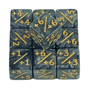 Imagem de Conjunto de Dados para Ensino de Matemática Infantil - 10 Dados D6 com