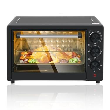 Imagem de Forno de Pão Multifuncional para Bife 1500w, Forno Elétrico para Churrasco Sem Fumaça 28l, Grelha Dupla com Temporizador, Forno de Pão de Convecção, Adequado para Churrasco, Torradas