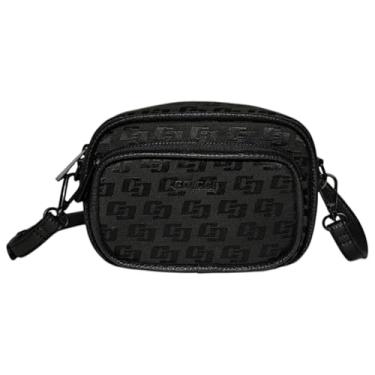 Imagem de Bolsa Colcci Câmera Bag Jacquard Monograma (Preto)