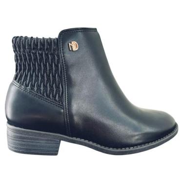 Imagem de Bota Feminina Coturno Modare Cano Baixo Curto material sintético, 35