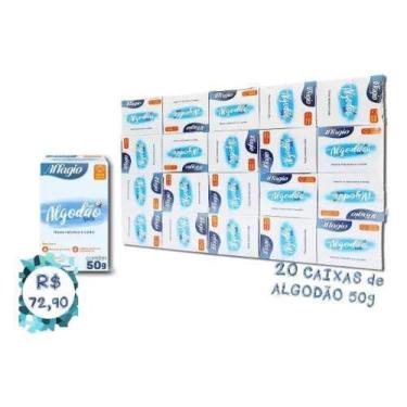 Imagem de Algodao affagio rolo 50G pacote com 10 unidades