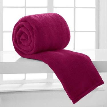 Imagem de Manta Casal Microfibra Lisa Celta - CORTTEX, Roxo Escuro