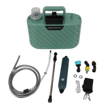 Imagem de Pulverizador elétrico GRCFUMO, pulverizador de mochila portátil com bico ajustável e cinta shoudler, pulverizador elétrico recarregável para jardim de jardim de jardim (Verde)