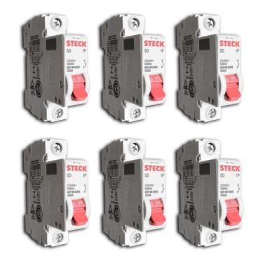 Imagem de Disjuntor Termomagnético 4a Curva C De 1 Polo Steck