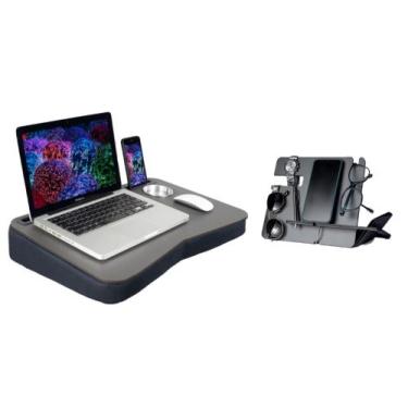 Imagem de Suporte Notebook Mesa De Colo E Suporte Celular Multiuso Kit - IGLIZ M