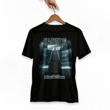 Imagem de Camiseta Premium Bomber Led Zeppelin- Stairway To Heaven - 100% Algodã