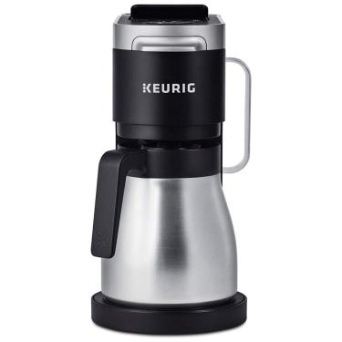Imagem de Máquina de Café Expresso com Cápsula de Dose única e Jarra Térmica, 110V 1500W, Keurig K Duo Plus, Prata