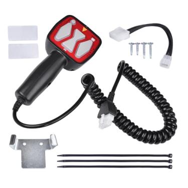 Imagem de Farpida Controlador portátil Snowplow serve para Western 56462 56369 6 pinos, para Fisher 9400 8292 arados de lâmina reta, para SAM 1306902, interruptor de controle manual de limpa-neve substitui