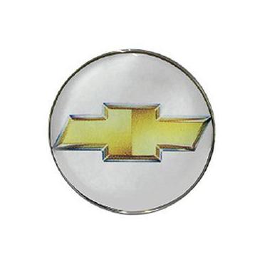 Imagem de Boton Calota Resinado 55mm Prata dourado Kit C 4 Universal universal G