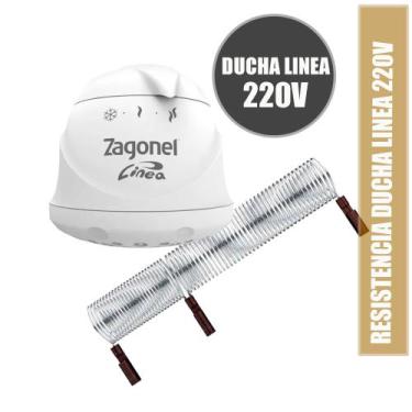 Imagem de Resistência de chuveiro Ducha Linea 220V  5.500W  Zagonel - ZAGONEL DU