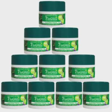 Imagem de Kit 10 Desodorante Em Creme Alecrim Fresh