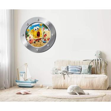 Imagem de Adesivo De Parede Escotilha Bob Esponja Mod 02