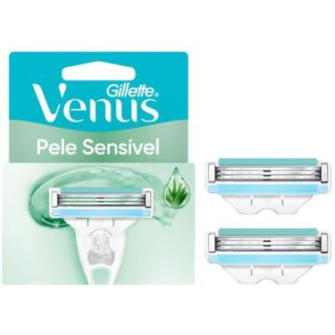 Imagem de Carga para Aparelho de Depilação Gillette Venus Pele Sensível 2 Unidad