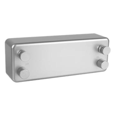 Imagem de Varal Retratil Aço Inox Parede 4,2m Corda Dupla Reforçada Banheiro Lavanderia Pousada Apartamentos(Prata)