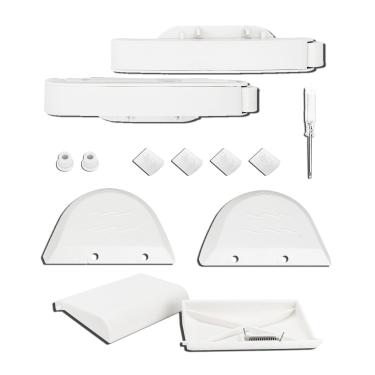 Imagem de Qagea Kit De Peças Para Aspirador Pó Piscina Com Balanço Cápsula Axv417Whp, Engastes Dianteiros E Traseiros Axv604Whp, Sapatas Axv414P Abas Axv434Whp, Compatível Hayward, Navigator, Arneson, Pool Va