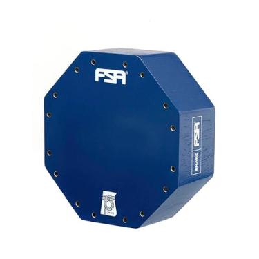 Imagem de Cajon FSA Instrumento de Percussão Profissional Feito à Mão - Graves Profundos, Som de Caixa Nítido, Madeira Brasileira, Design Ergonômico de Inclinação CAIXA CAJON 12/6" AZUL