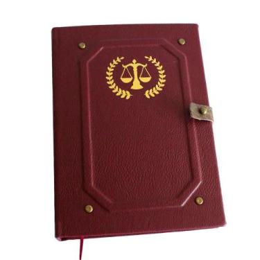 Imagem de Caderno Feito à Mão Profissões - Direito A5 200 Folhas - Kahdernos