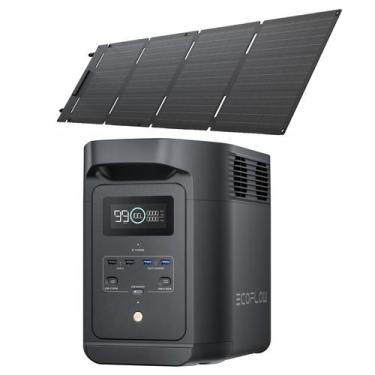 Imagem de Estação de Energia E980 110V Ecoflow Gerador Nobreak com painel solar 