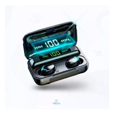 Imagem de Fone De Ouvido Bluetooth A Prova D'agua Com Estojo De Recarga - Virtok