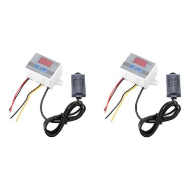 Imagem de 2 PCS 12V XH W3005 Digital LCD Higrômetro Ar Condicionado Acessórios Interruptor Controlador Sensor de Umidade Alta Precisão Controlador de Umidade Sensor de Umidade 0~99% RH