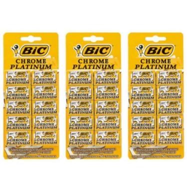 Imagem de Lâmina De Barbear Bic Chrome Platinum Cx Fechada 1250 Unid