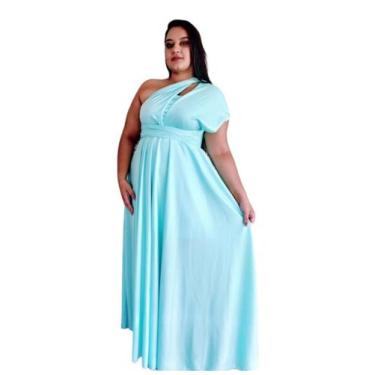 Imagem de Vestido Longo Multiformas Plus Size G1 ao G4 Casamento/Madrinha/Festa 