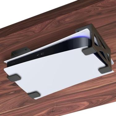 Imagem de FOROIRON Under Desk Holder for PS5,Stealth Mount Compatible with PlayStation 5 Disc & Digital Edition Stand