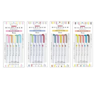 Imagem de ZEBRA – Conjunto de 20 canetas marca-texto – Ótimo para realce de texto, crianças, escritório, escola universitária/(WKT7-5C -N/ WKT7-5C-NC-N/ WKT7-5C-RC-N/WKT7-N-5C-N)