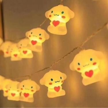 Imagem de Kawaii Hello Kitty Led Luzes Da Corda Quarto Ambiente Noite Lâmpada Sa