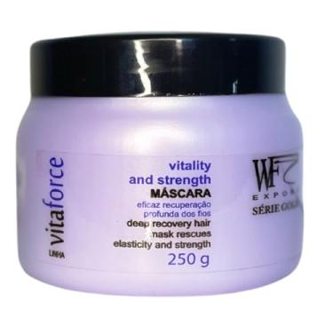 Imagem de Mascara capilar anti-queda WF Vitaforce 250g - Para cabelos fragilizados quebradiços e danificados
