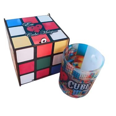 Imagem de Kit temático Cubo Mágico Com Caneca personalizada