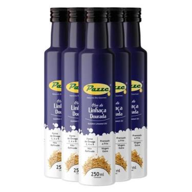 Imagem de Kit 5 Óleo De Linhaça Dourada Extra Virgem Pze 250Ml - Pazze