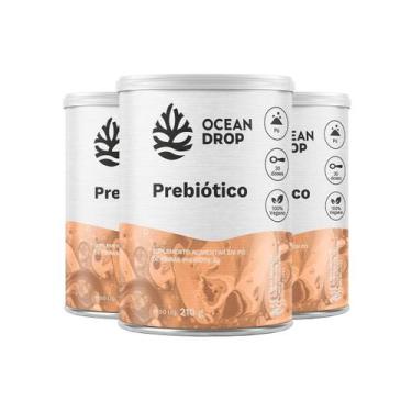 Imagem de Kit 3 Prebiótico Ocean Drop Vegano 210G