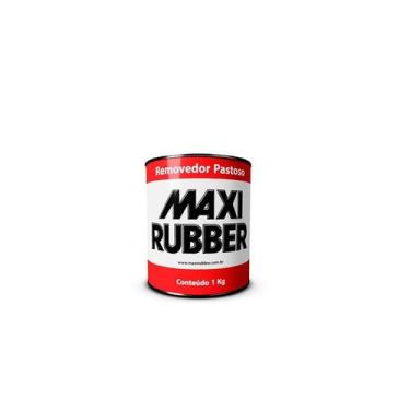 Imagem de Removedor Tintas Pastoso Maxi Rubber 1kg Pintura Automotiva