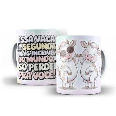 Imagem de Caneca branca amiga malhada (20085)