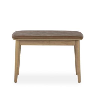 Imagem de Banco Liva 70 cm x 36 cm Tauari - Casavee, Courino Caramelo