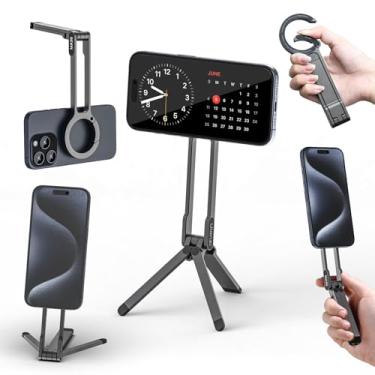 Imagem de ULANZI MA30 Suporte magnético de tripé de telefone para iPhone - Alumínio Maglock Smartphone Mini tripé bolso suporte para celular ímã forte suporte rápido compatível com iPhone 17 16 15 14 13 12