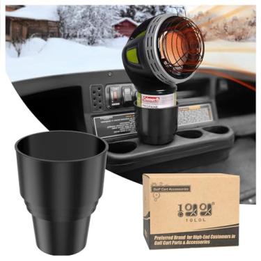 Imagem de 10L0L Suporte universal de bebidas para carrinho de golfe EZGO Club Car Yamaha, adaptador de suporte de copo para aquecedor de propano portátil