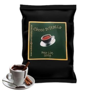 Imagem de Chocolate Cremoso D'Italia em Pó 200g, Para Chocolate Quente, Fondue e Coberturas