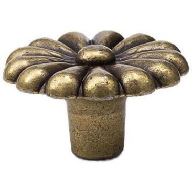 Imagem de Puxador Flor Rosa Provençal Bronze Moveis Vintage 4 Peças