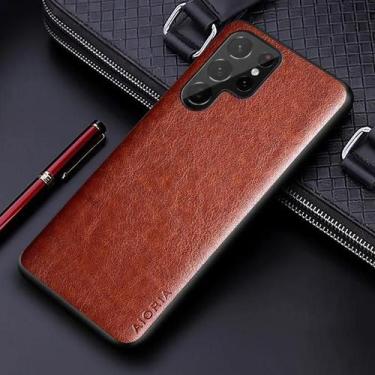 Imagem de Samsung Galaxy S23 S22 S21 S20 Ultra plus FE Luxo PU Couro Capa De Tel