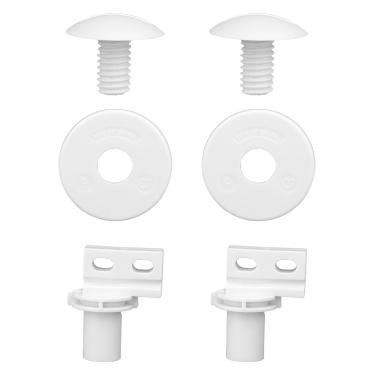 Imagem de lasuroa 6un Peças Limpeza Aspirador Piscina, Peças Reposição Aspirador Piscina Compatível com Polaris 280 e 180 Inclui 2 Eixo Traseiro C65 2 Parafuso C55 e Arruelas C64 (Branco)